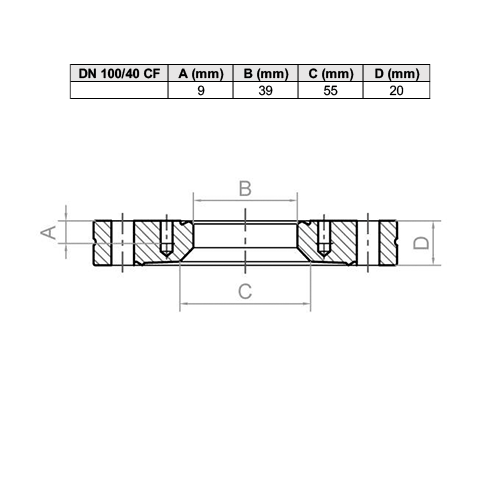 Flange de Redução CF-F