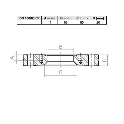 Flange de Redução CF-F