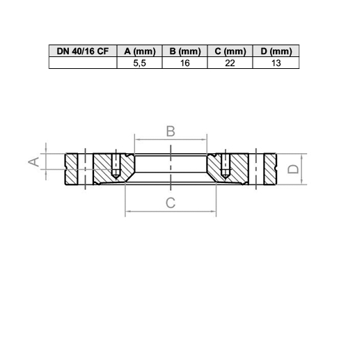 Flange de Redução CF-F