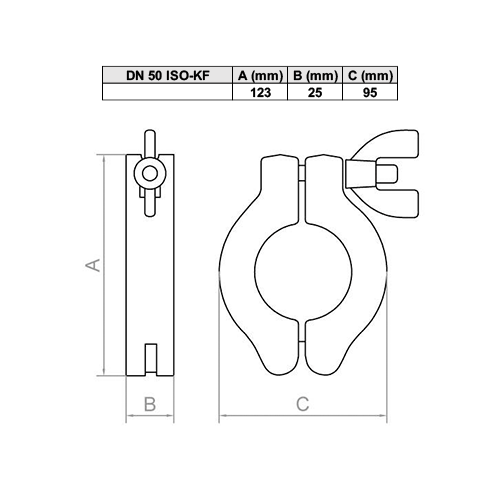ISO-KF Clamp