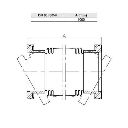 Tubo Flexivel ISO-K