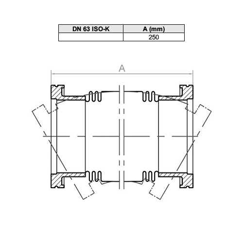 Tubo Flexivel ISO-K
