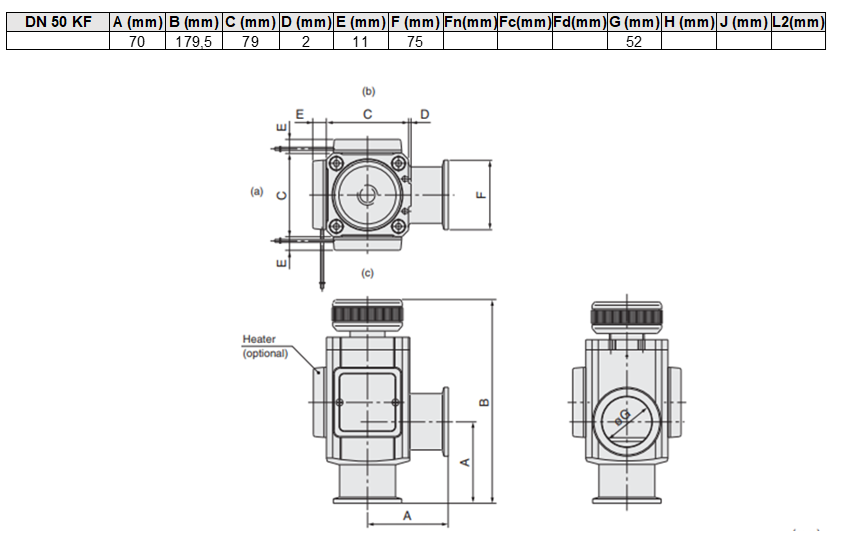 Operated Angle Valve, Aluminio