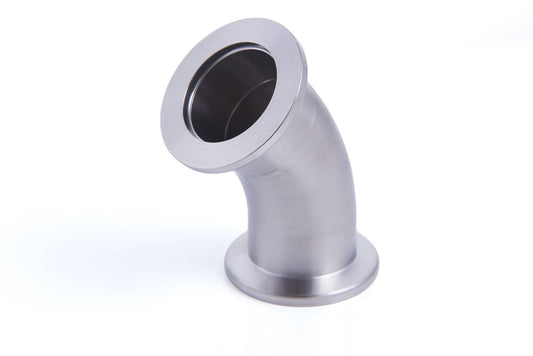 45º elbow in ISO-KF stainless steel
